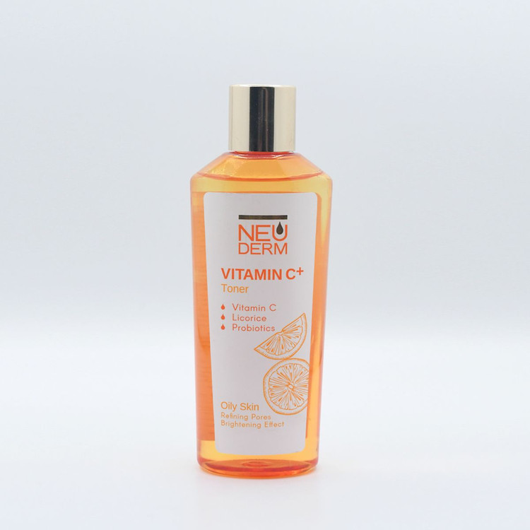 تونر ویتامین C پوست چرب نئودرم با داشتن ویتامین ث در ترکیبات خوب باعث روشن شدن پوست و همچنین پیشگیری از پیری زودرس پوست می شود. این محصول به خوبی پوست را از آلودگی پاک کرده و کاملا فاقد چربی بوده و به همین علت برای پوست چرب بسیار مناسب است
